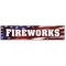 Signmission FIREWORKS BANNER SIGN stand firework store signs B-120 Fireworks - alternate 1
